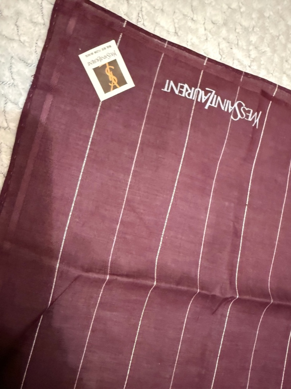 Vintage YSL scarf